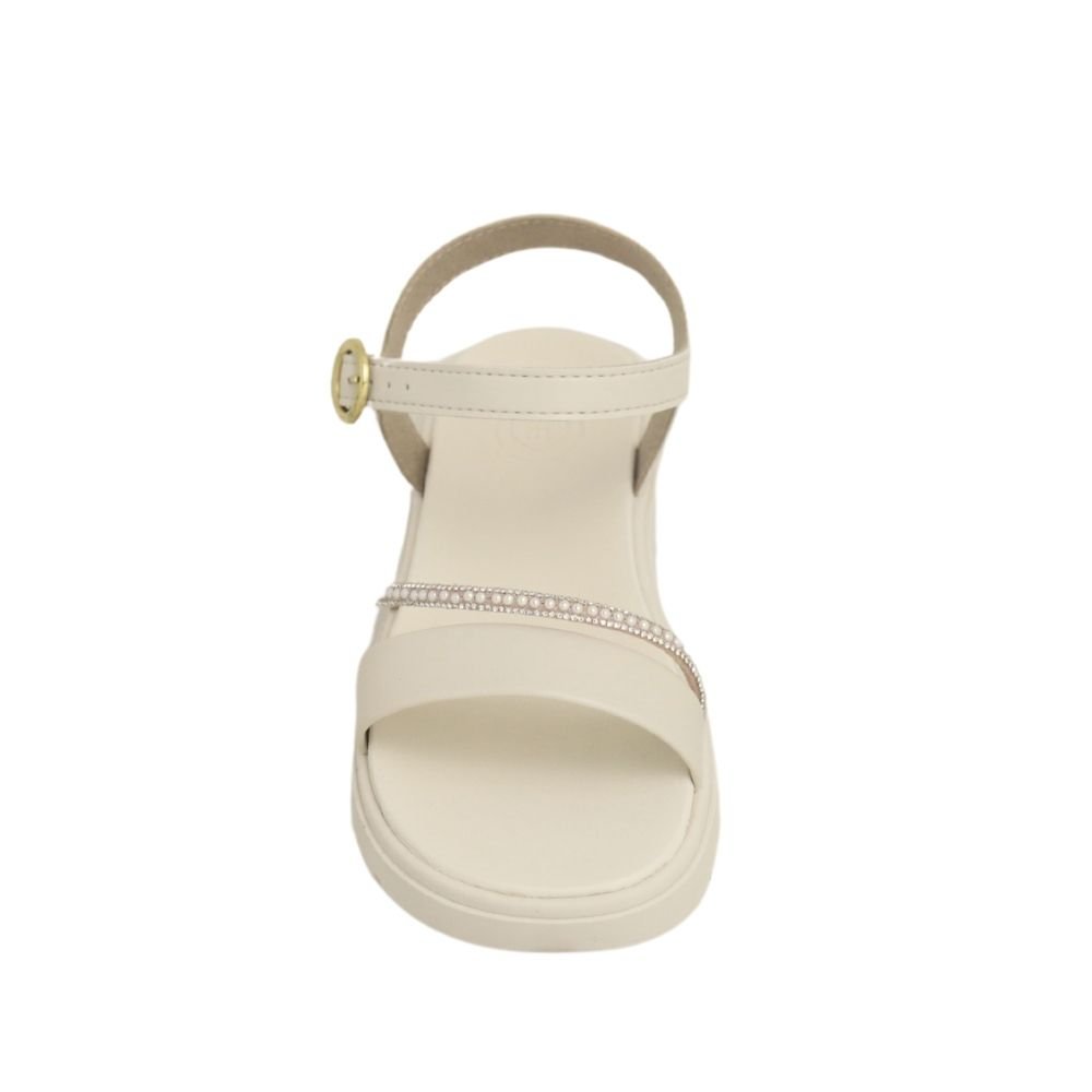 Sandália Infantil Menina Salto Bloco Molekinha 2344.129 Branco 4