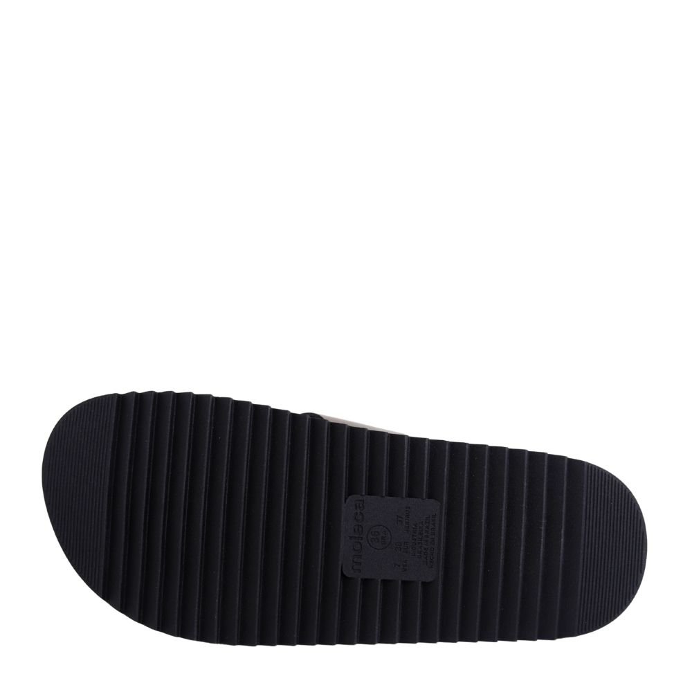 Tamanco Feminino Flatform Sandália Conforto Moleca  5500.100 Cinza 5