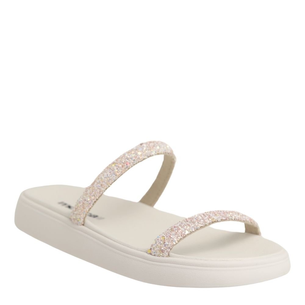 Tamanco Feminino Flatform Sandália Conforto Moleca 5507.100 Branco 4