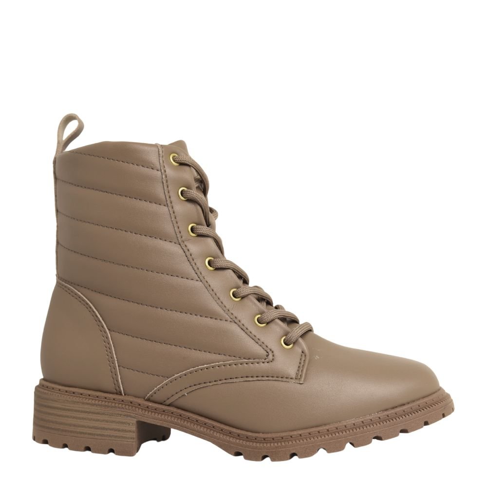 Bota Coturno Feminino Modare Salto Grosso Tratorado 7074.103 Marrom 2