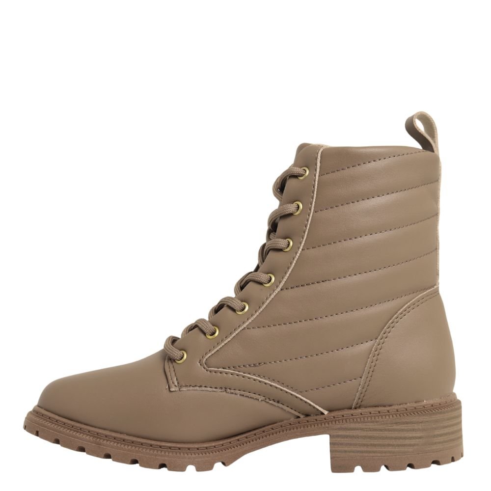 Bota Coturno Feminino Modare Salto Grosso Tratorado 7074.103 Marrom 3