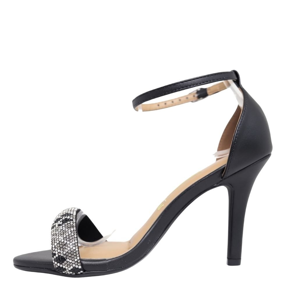 Sandália Feminina Vizzano Salto Alto Fino Brilho 6249.1003 Preto 3