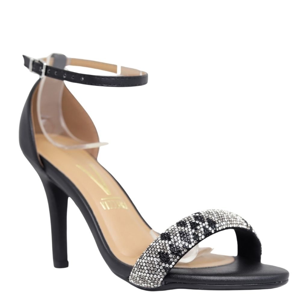 Sandália Vizzano Salto Alto Sandalia Preta PromoÃ§Ã£o Sandália