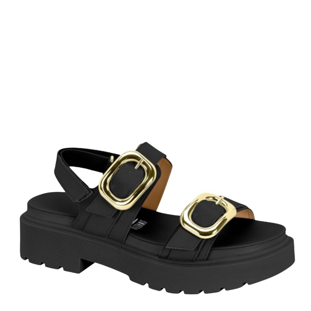 Sandália Feminina Flatform Fivela Conforto Vizzano 6499.115