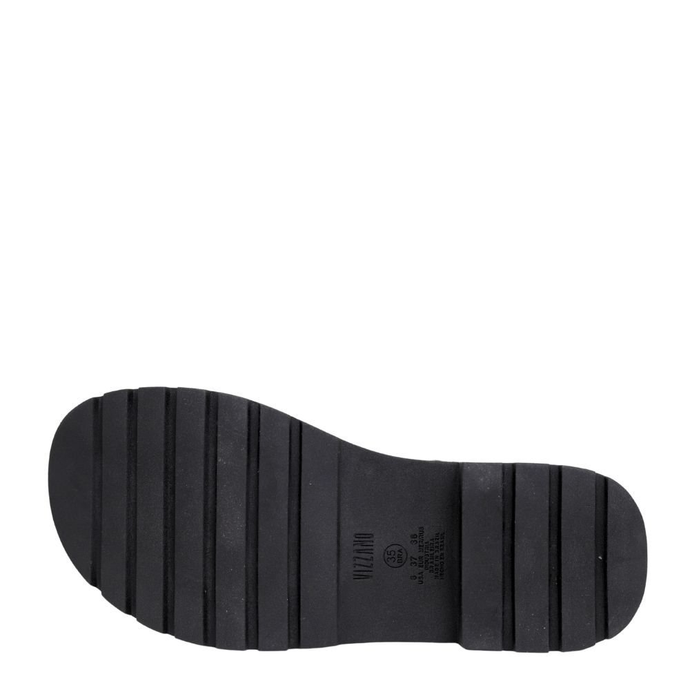 Sandália Feminina Flatform Fivela Conforto Vizzano 6499.115 Preto 5