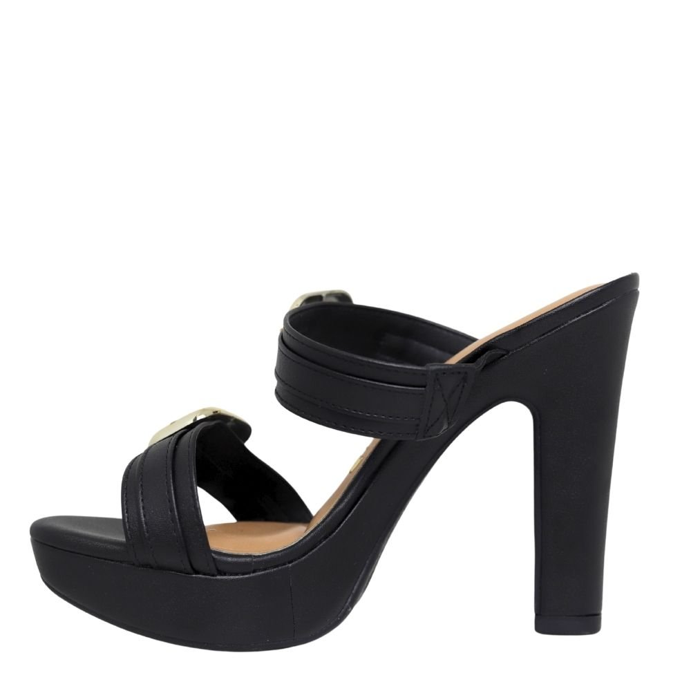 Tamanco Vizzano Feminino Fivela Salto Alto Grosso 6292.269 Preto 3