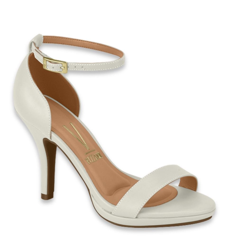 Sandália Social Vizzano Salto Baixo Médio Alto 6210.655 Branco 4