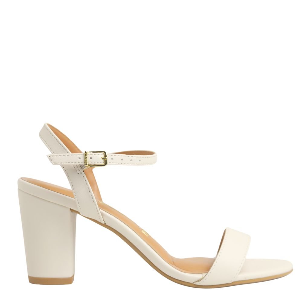 Sandália Feminina Salto Médio Grosso Festa Vizzano 6262.474 Branco 2