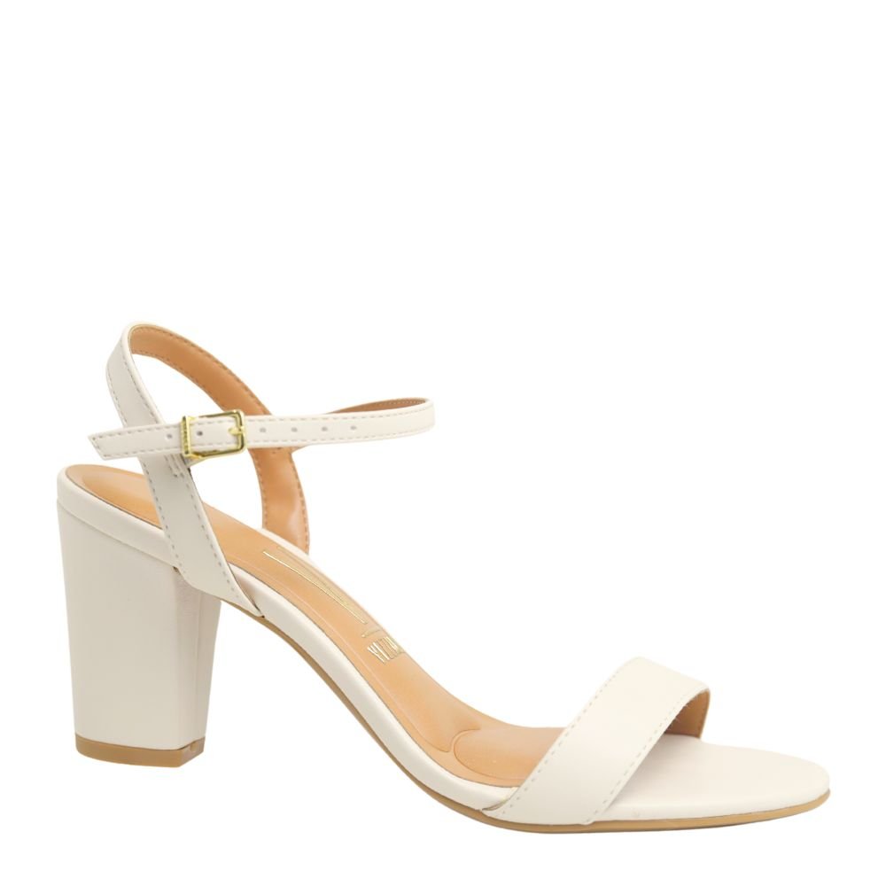 Sandália Feminina Salto Médio Grosso Festa Vizzano 6262.474 Branco 4