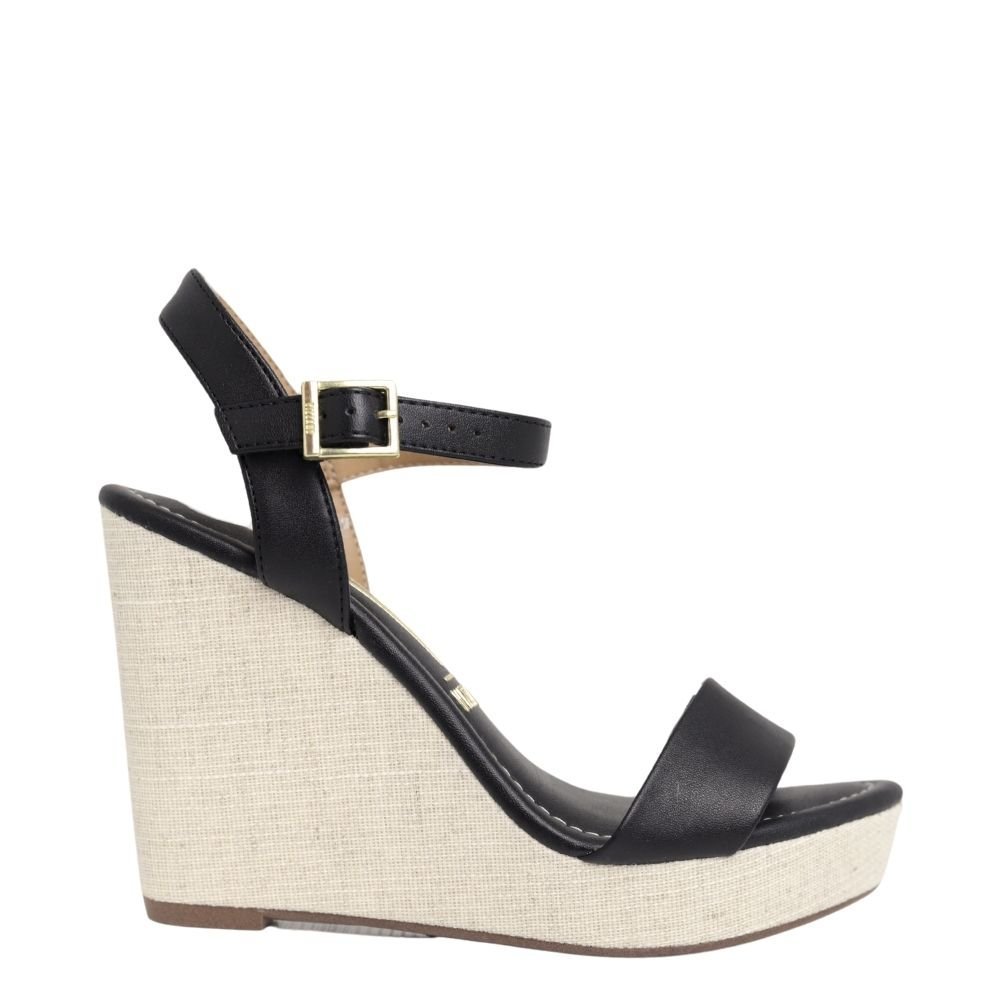 Sandália Feminina Plataforma Anabela Alta Vizzano 6283.2000 Preto 2