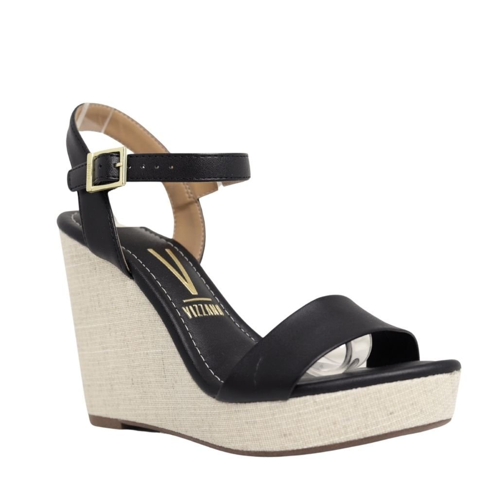 Sandália Feminina Plataforma Anabela Alta Vizzano 6283.2000 Preto 4