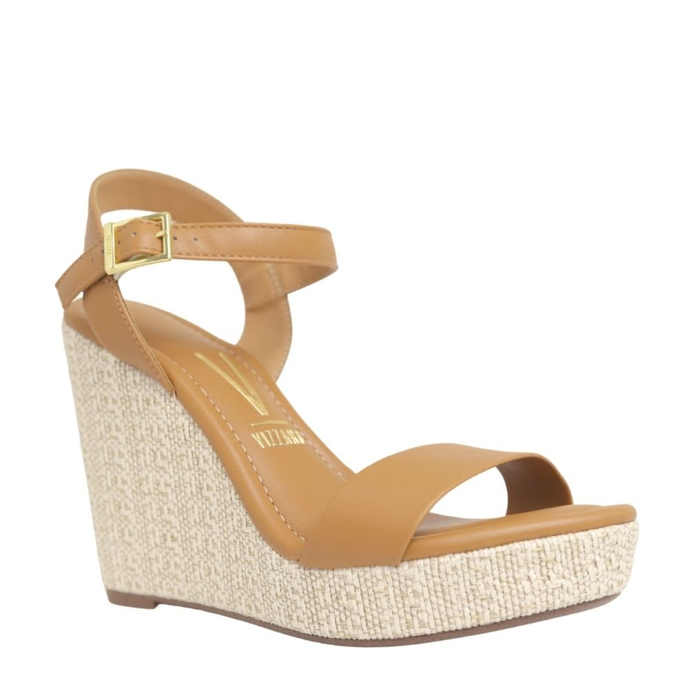 Sandália Feminina Plataforma Anabela Alta Vizzano 6283.2000 Marrom 4