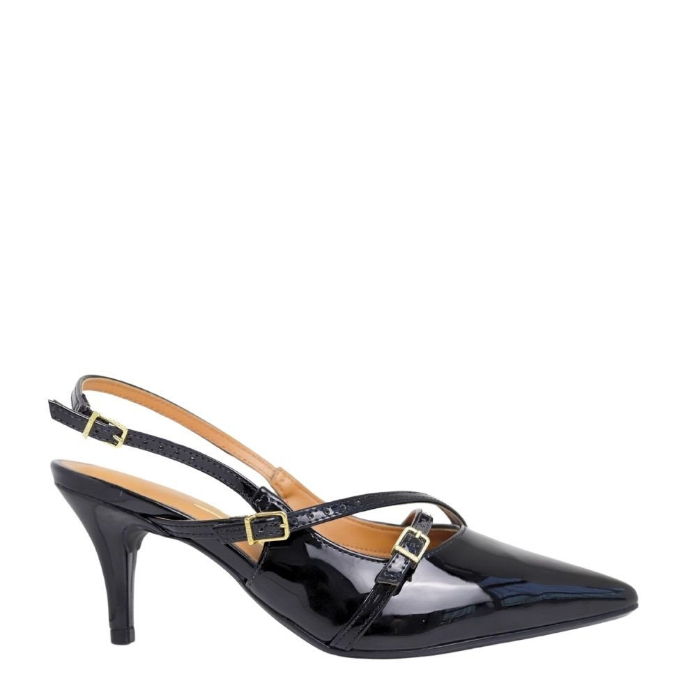 Scarpin Feminino Salto Alto De Amarrar Vizzano 1185.1124 Preto 2