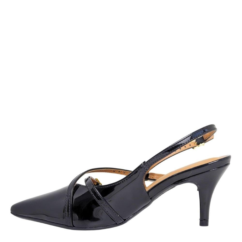 Scarpin Feminino Salto Alto De Amarrar Vizzano 1185.1124 Preto 3