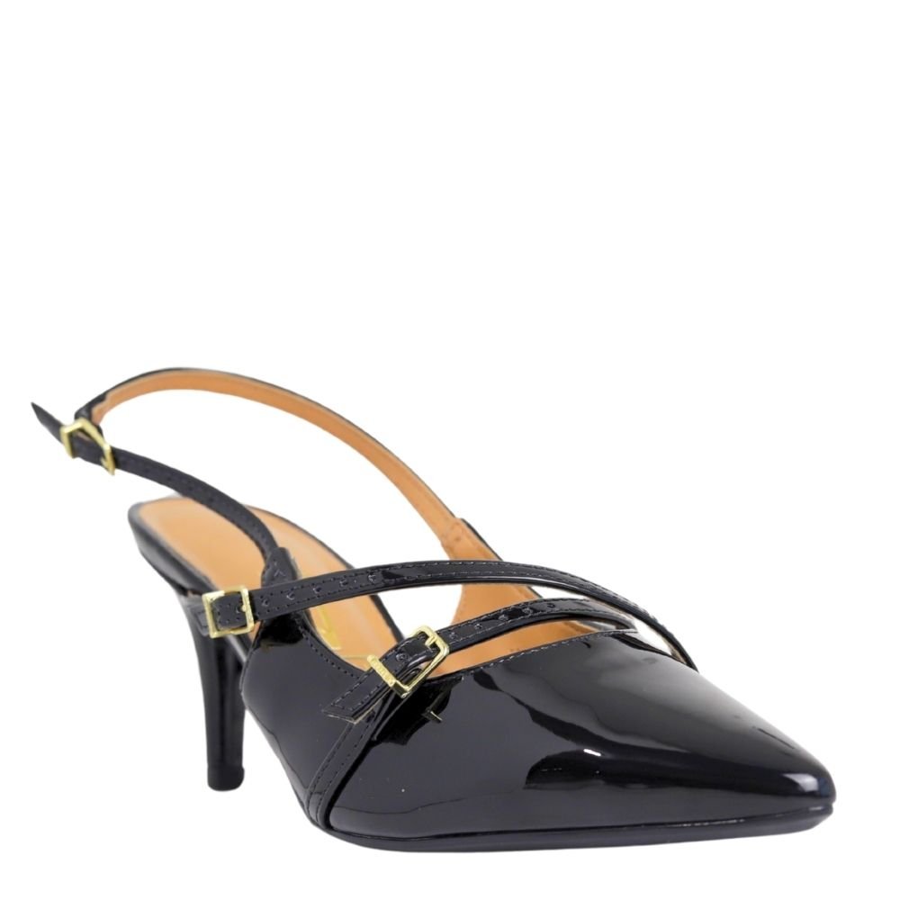 Scarpin Feminino Salto Alto De Amarrar Vizzano 1185.1124 Preto 4