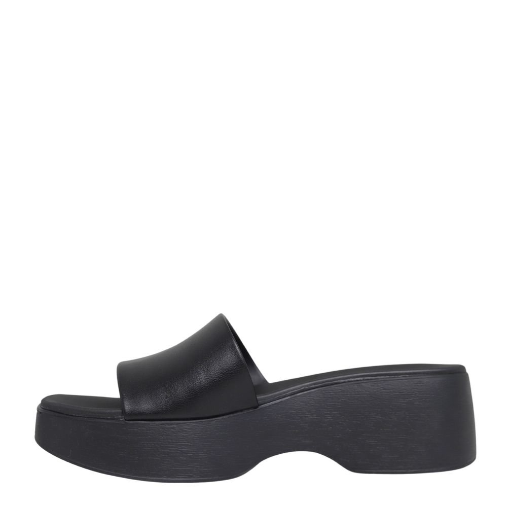 Tamanco Feminino Flatform Sandália Conforto Moleca 5503.100 Preto 3