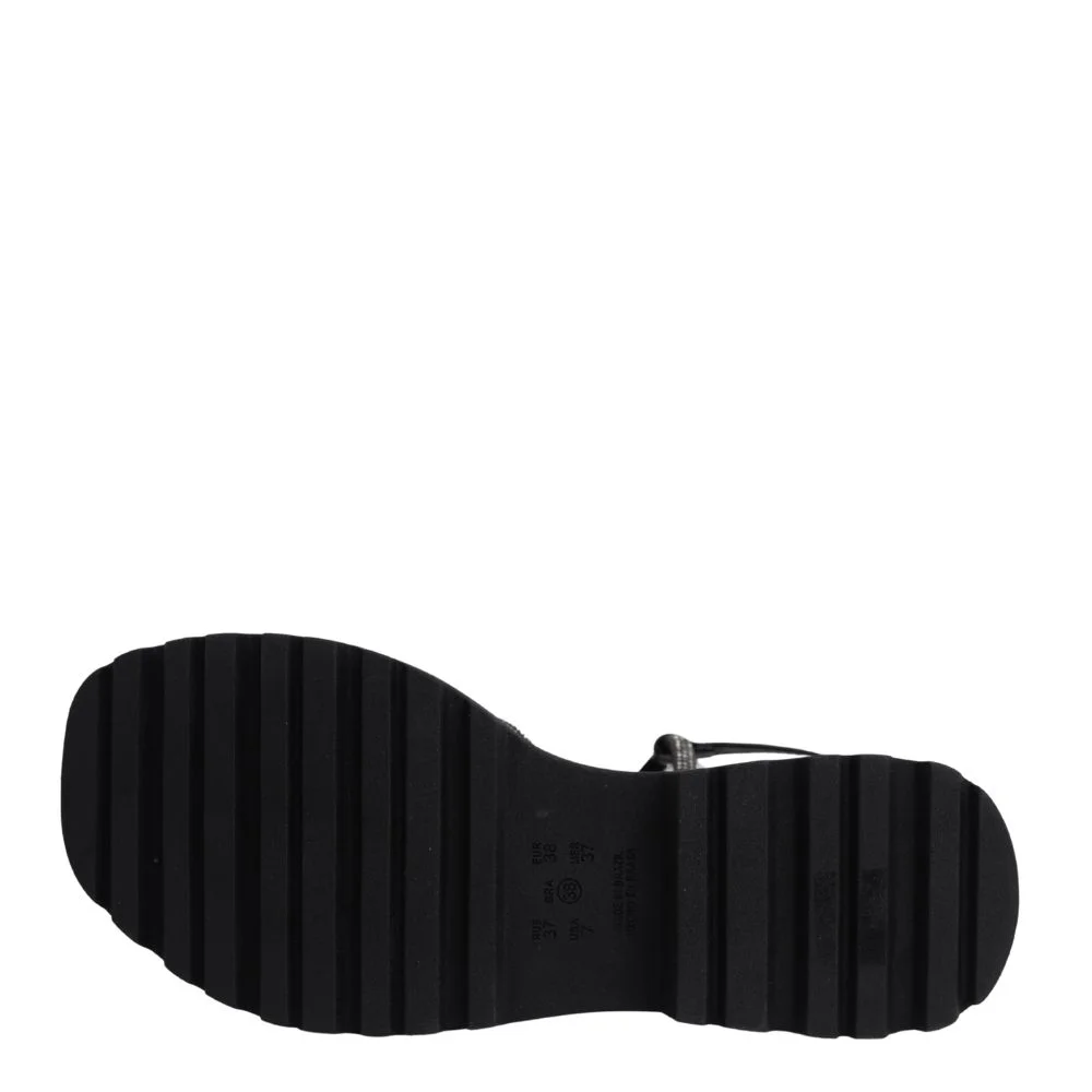 Sandália Flatform Brilho Feminina Conforto Ramarim 24-38203 Preto 5