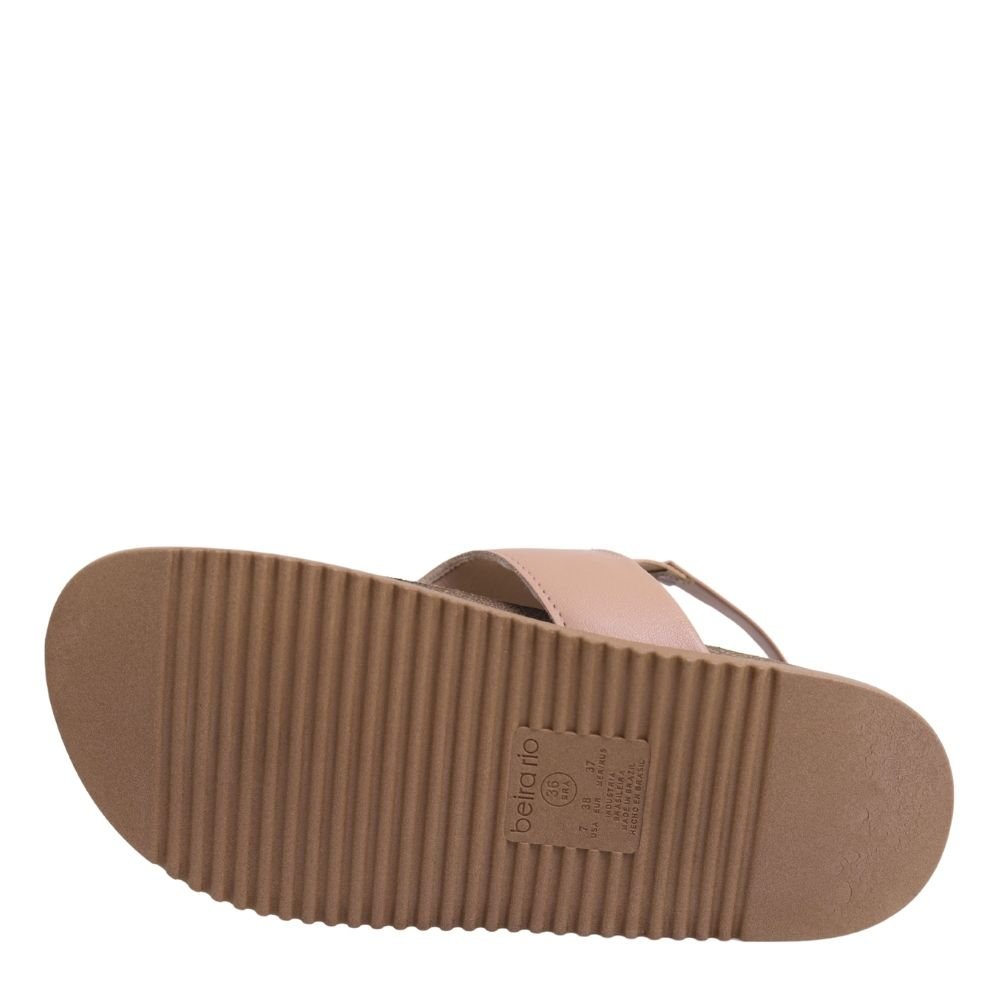 Sandália Feminina Macia Conforto Flatform Beira Rio 8524103 Marrom 5