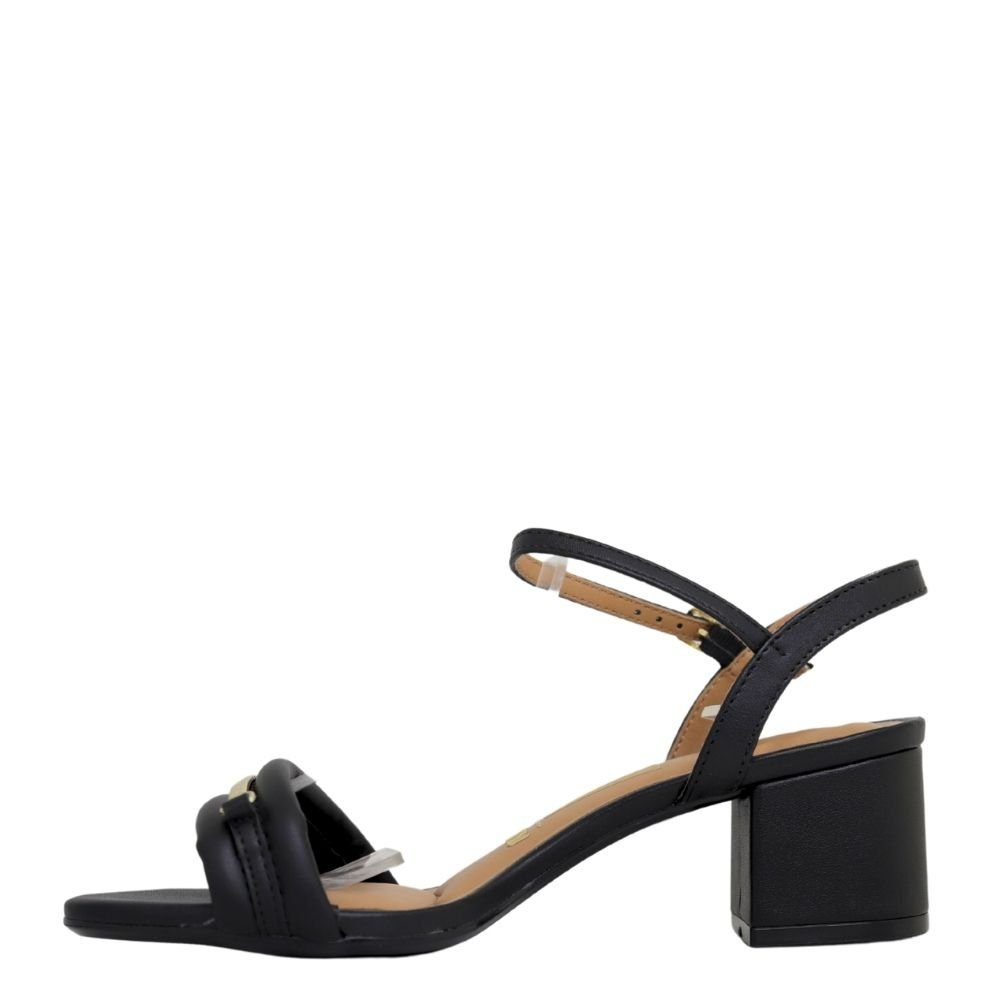 Sandália Feminina Salto Bloco Baixo Grosso Vizzano 6291.1171 Preto 3