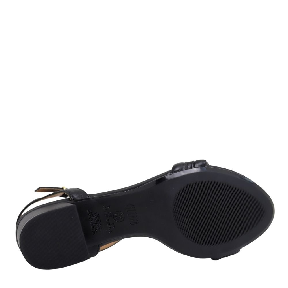 Sandália Feminina Salto Bloco Baixo Grosso Vizzano 6291.1171 Preto 5