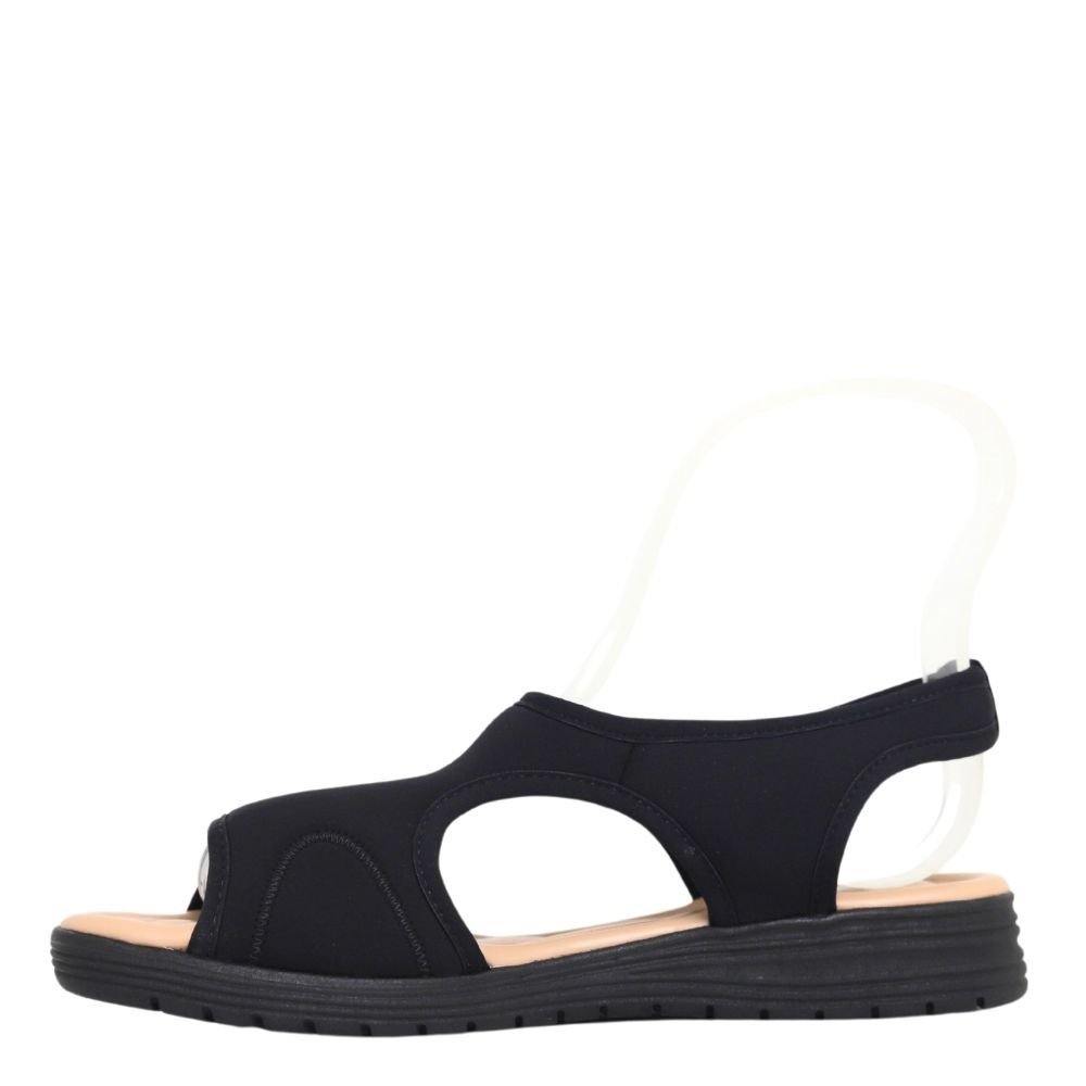 Sandália Feminina Leve Conforto Papete Comfortflex 23-51402 Preto 3