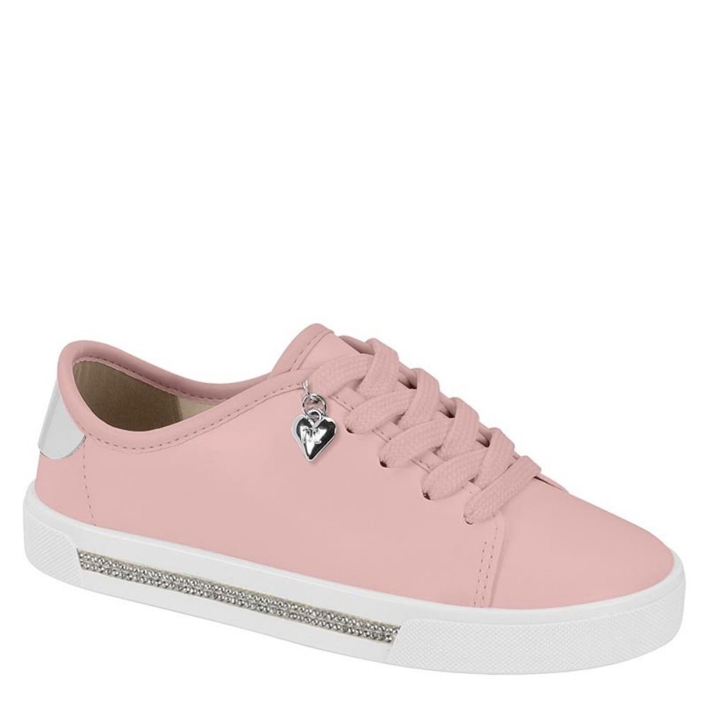 Tênis Infantil Menina Molekinha Pingente Confortável 2524847 Rosa 1
