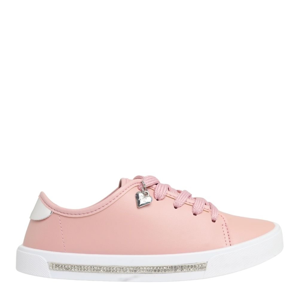Tênis Infantil Menina Molekinha Pingente Confortável 2524847 Rosa 2