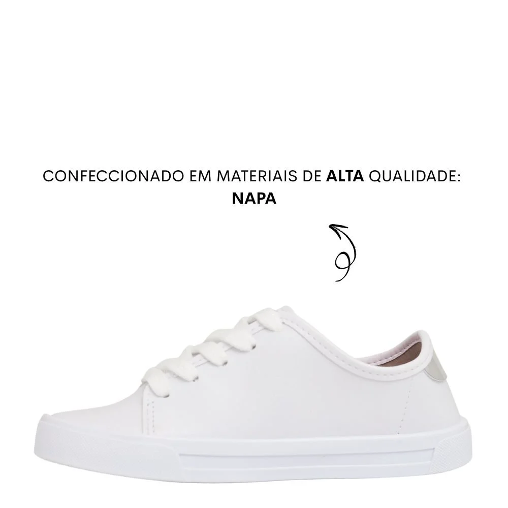 Tênis Infantil Menina Molekinha Pingente Confortável 2524847 Branco 3