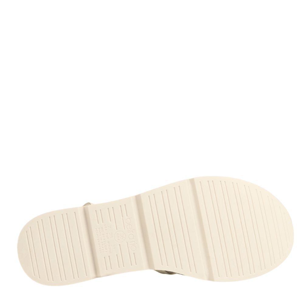 Sandália Feminina Beira Rio Flatform Tiras Strass 8387.531 Branco 5