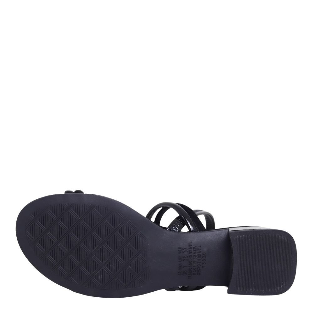 Sandália Feminina De Salto Bloco Grosso Dakota Y8051 Preto 5