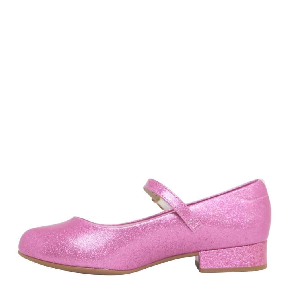 Sapato Infantil Feminino Molekinha Brilho Conforto 2528.101 Rosa 3