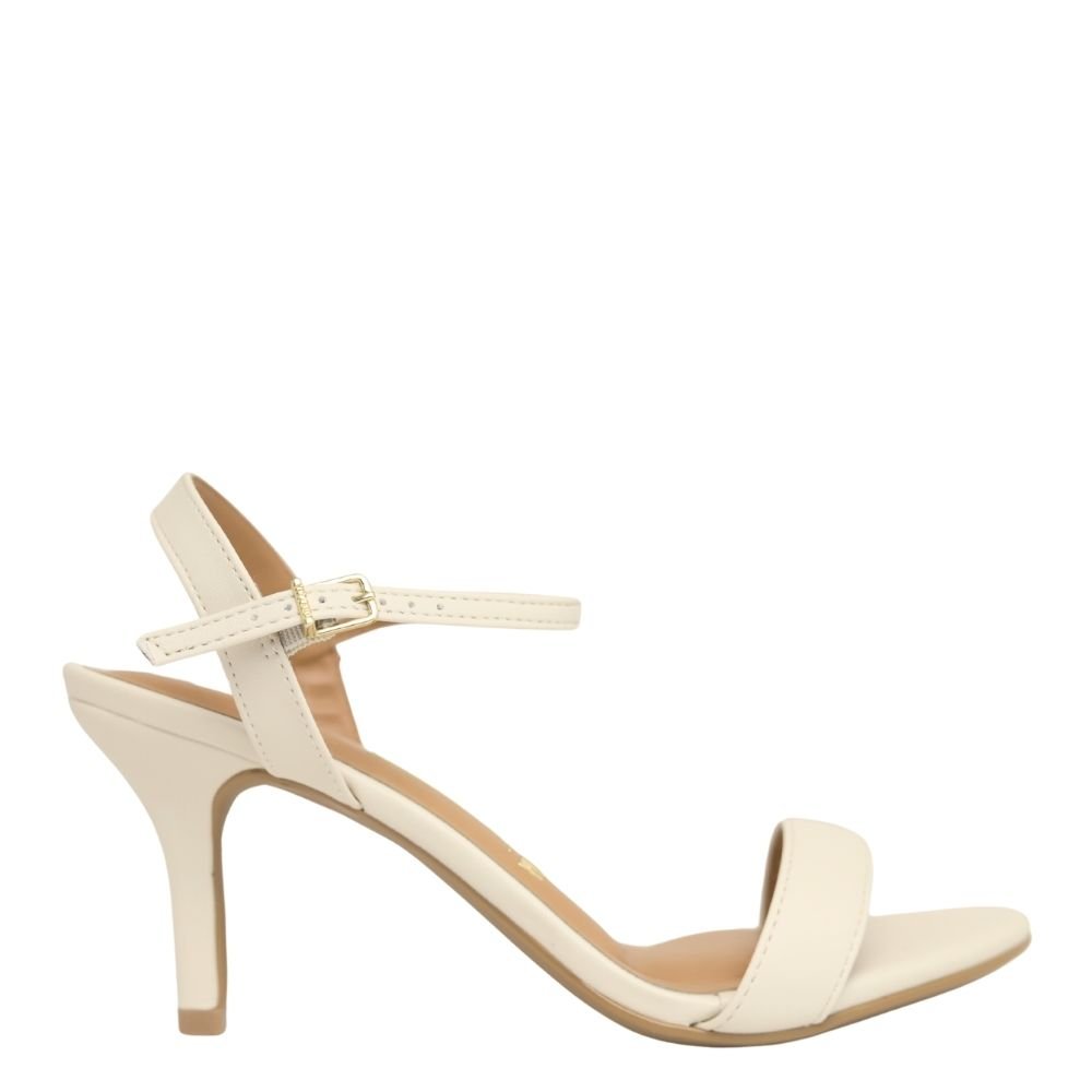 Sandália Casual Feminina Salto Médio Fino Vizzano 6524.102 Branco 2