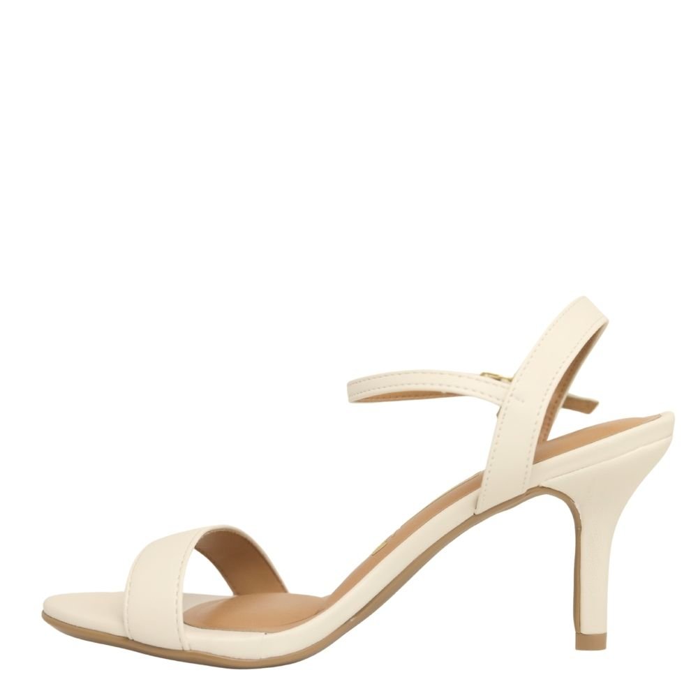 Sandália Casual Feminina Salto Médio Fino Vizzano 6524.102 Branco 3