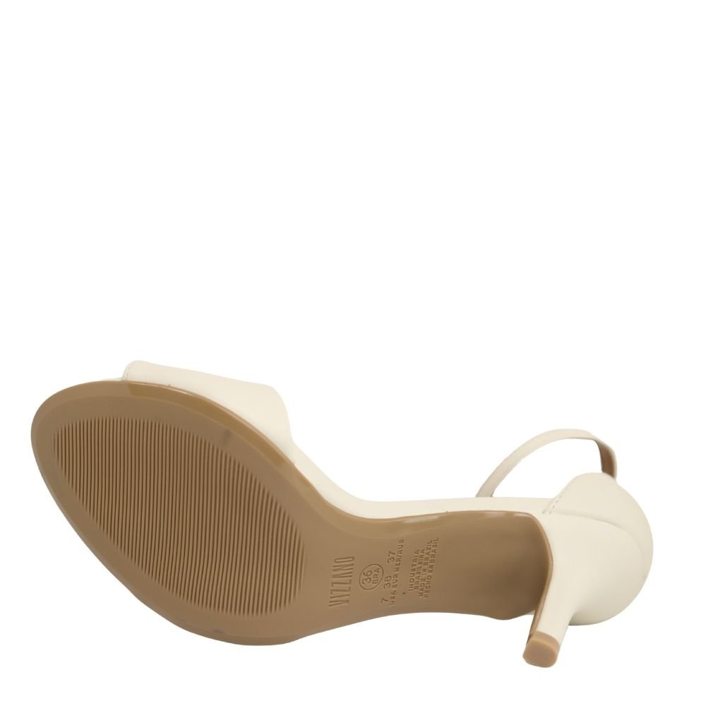 Sandália Casual Feminina Salto Médio Fino Vizzano 6524.102 Branco 5