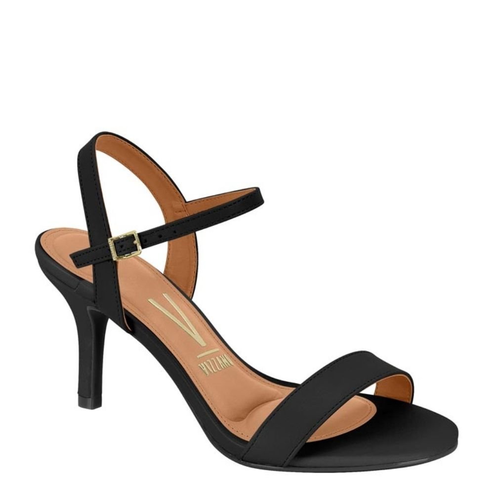 Sandália Casual Feminina Salto Médio Fino Vizzano 6524.102