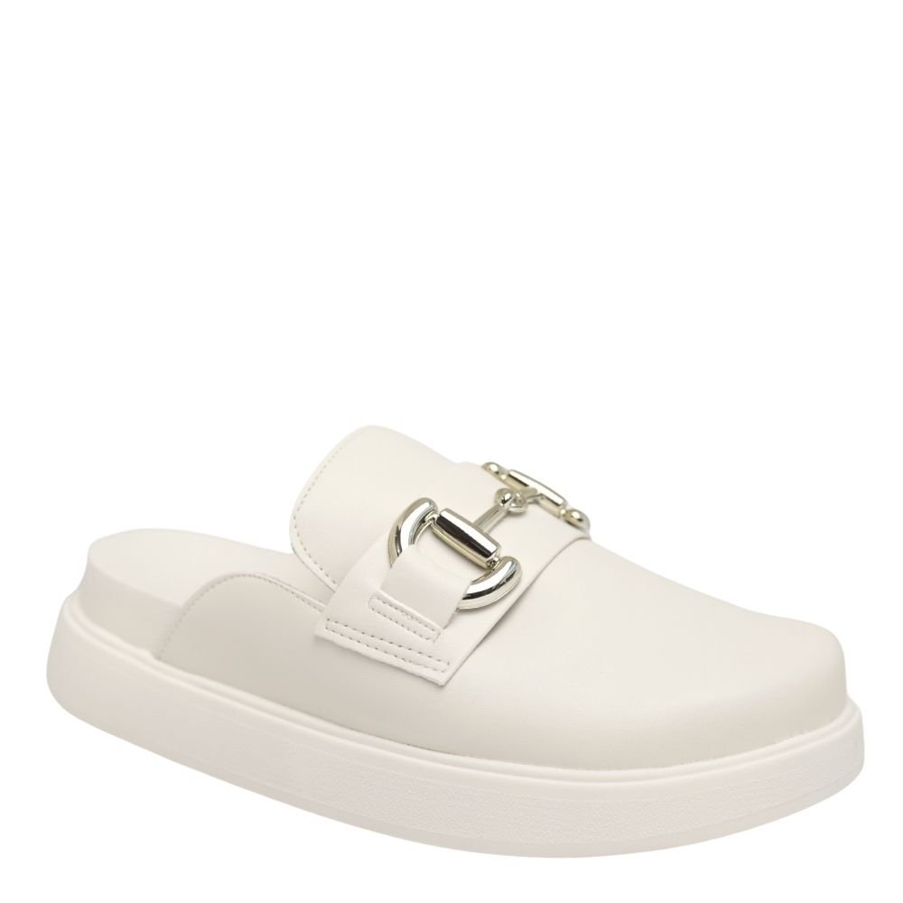 Tamanco Feminino Flatform Confortável Fivela Vizzano 1434104 Branco 4