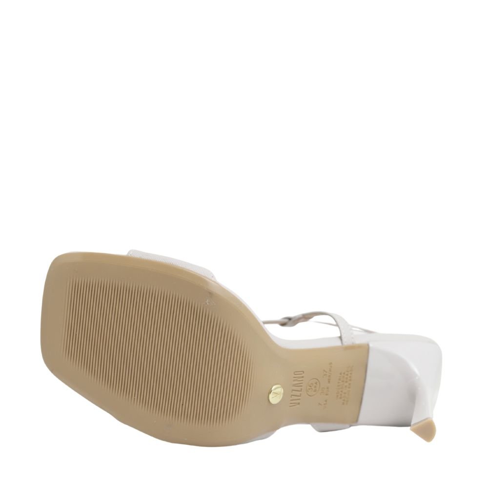Sandália Feminina Vizzano Salto Alto Fino Estilo 6516.102 Cinza 5