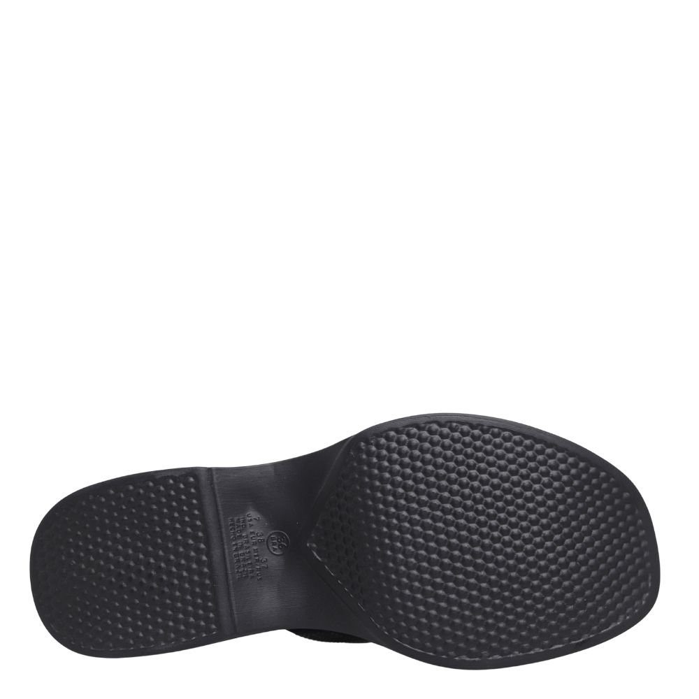 Tamanco Feminino Confortavel Casual Brilho Moleca 5503.108 Preto 5