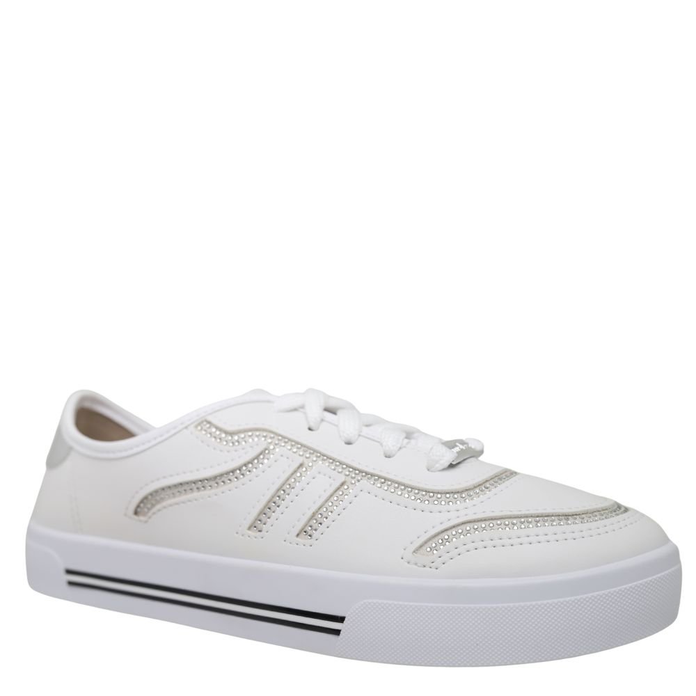 Tênis Feminino Confortável Strass Casual Moleca 5667.344 Branco 4