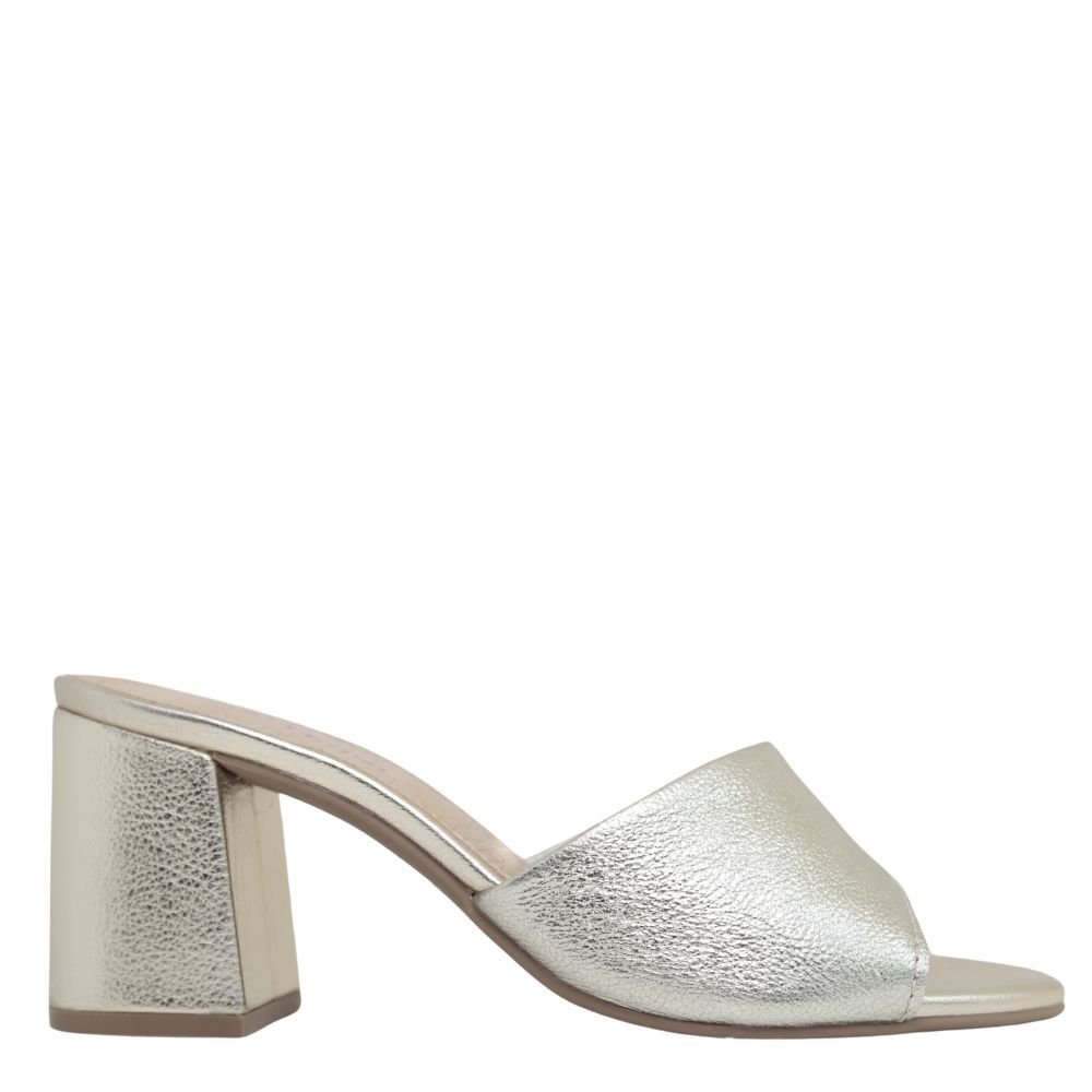 Tamanco Casual Feminino Couro Conforto Bottero 362512 Dourado 2