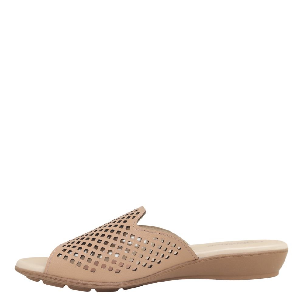 Tamanco Anabela Slide Feminino Modare Conforto 7127.258 Bege 3