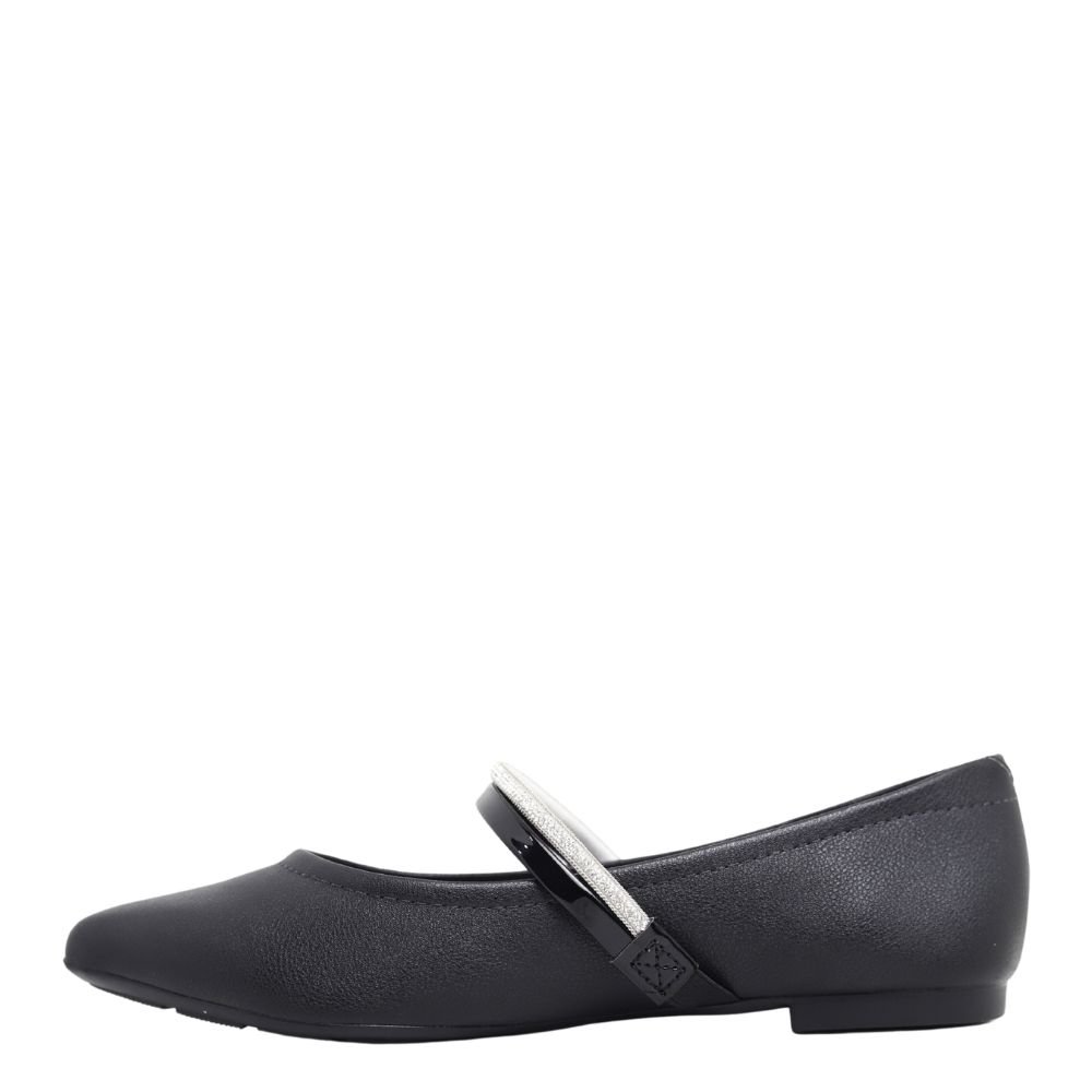Sapatilha Feminina Casual Modare Bico Fino Brilho 7334.247 Preto 3