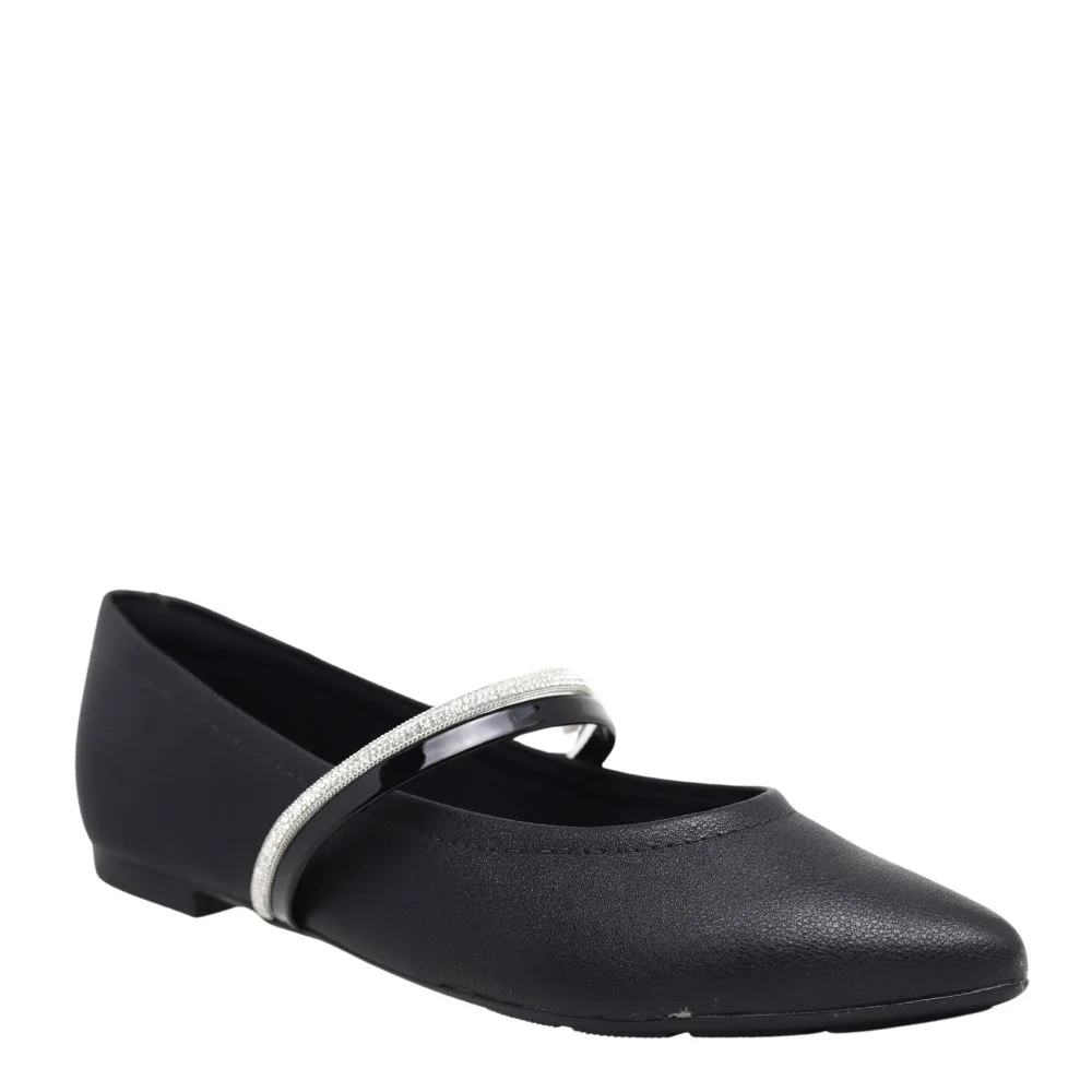 Sapatilha Feminina Casual Modare Bico Fino Brilho 7334.247 Preto 4