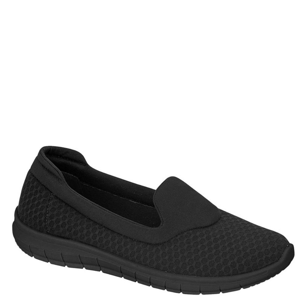 Tênis Feminino Leve Activitta Lycra Macio e Conforto 4828117 Preto 1