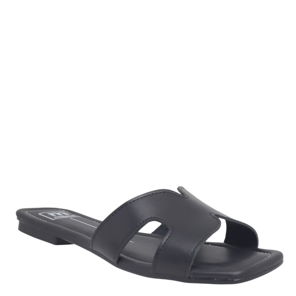 Tamanco Feminino Rasteirinha Brilho Casual Moleca 5462.126 Preto 4