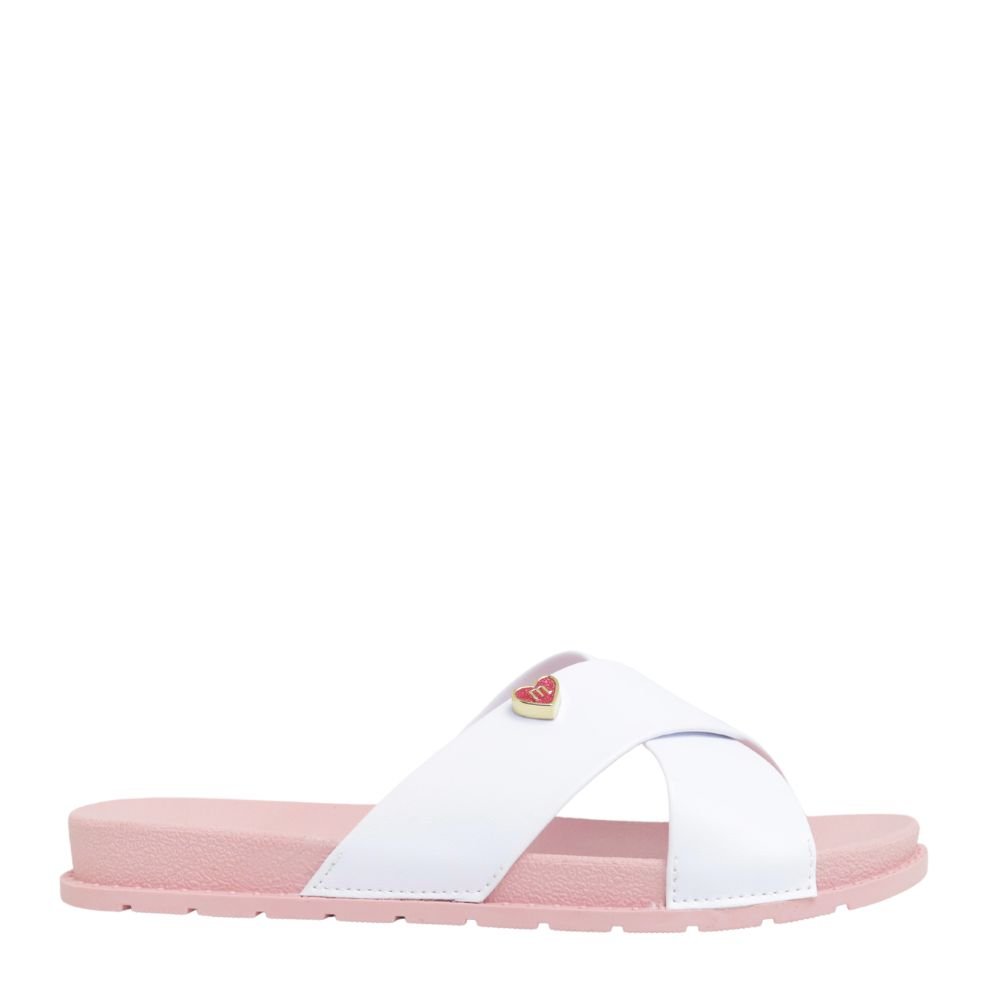 Chinelo Com Adesivo Infantil Leve Conforto Molekinha 2341115 Branco 2