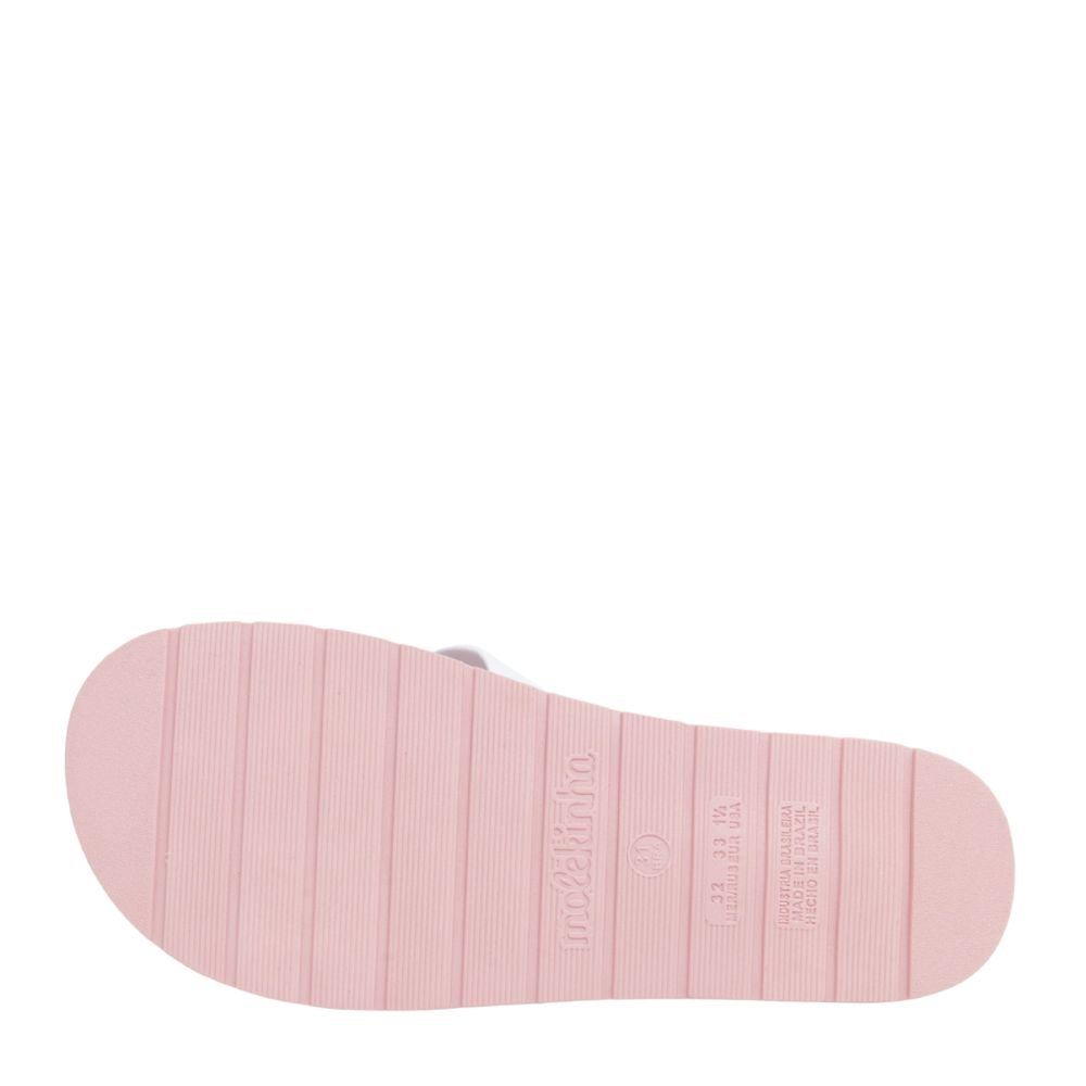 Chinelo Com Adesivo Infantil Leve Conforto Molekinha 2341115 Branco 4
