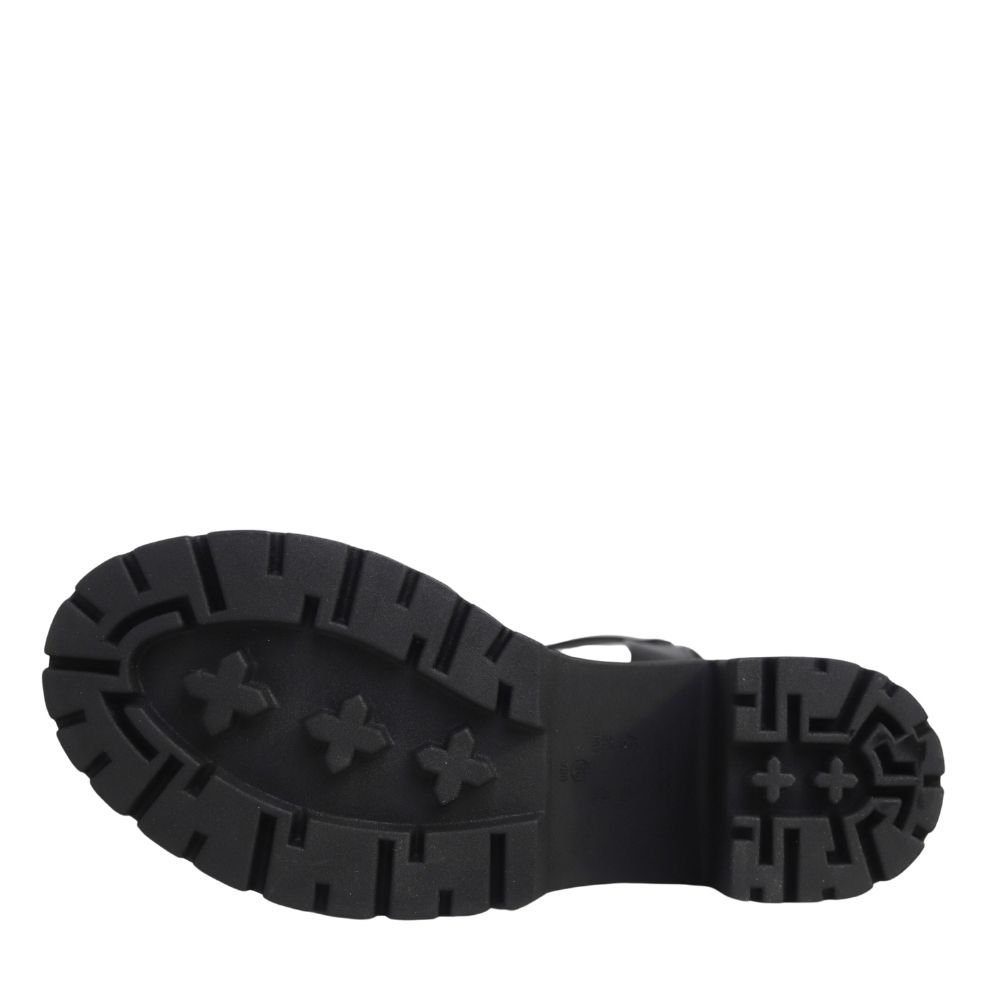 Sandália Ramarim Plataforma Tratorada Strass 24-54202 Preto 5