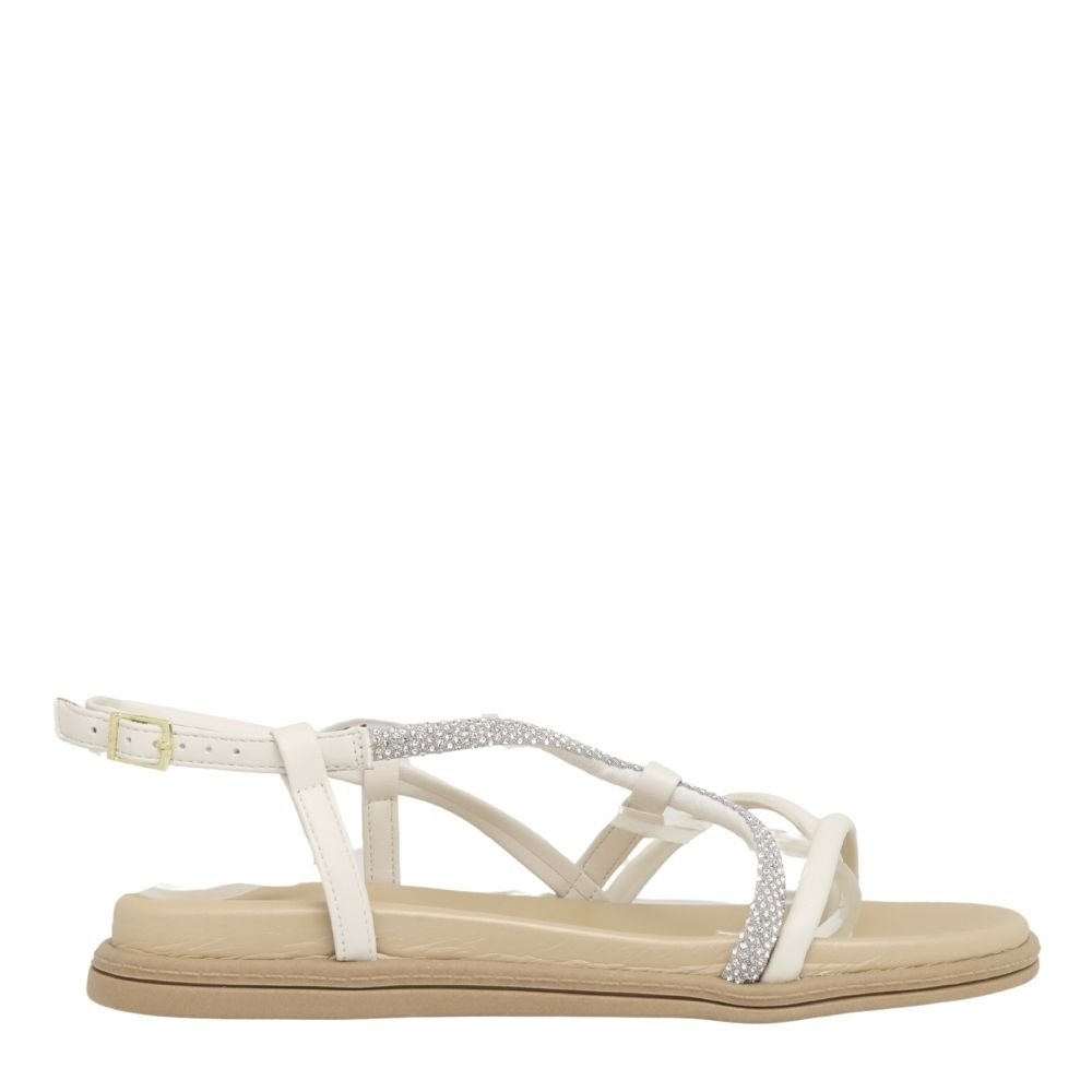 Chinelo Casual Feminino Brilho Conforto Beira Rio 8513.106 Branco 2