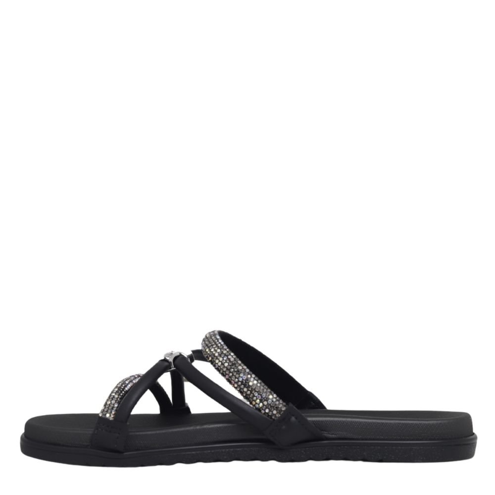 Chinelo Flatform Feminina Beira Rio Brilho Conforto 8529.102 Preto 3